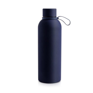 Butelka termosowa o pojemności 500 ml z gumowym wykończeniem / Thermal Royal blue
