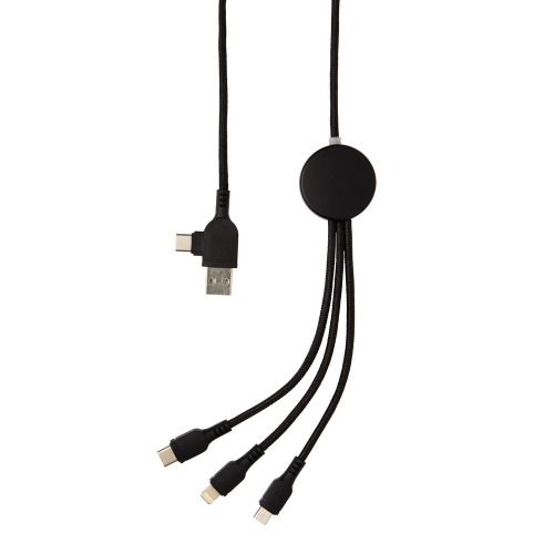 Kabel do ładowania z podświetleniem logotypu Czarny P302.391 (2)