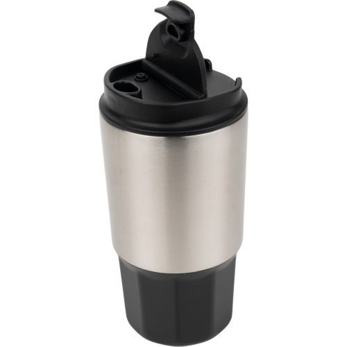 Kubek termiczny stalowy z recyklingu SAINT - JEROME MoLu 500 ml Czarny 483103 (4)