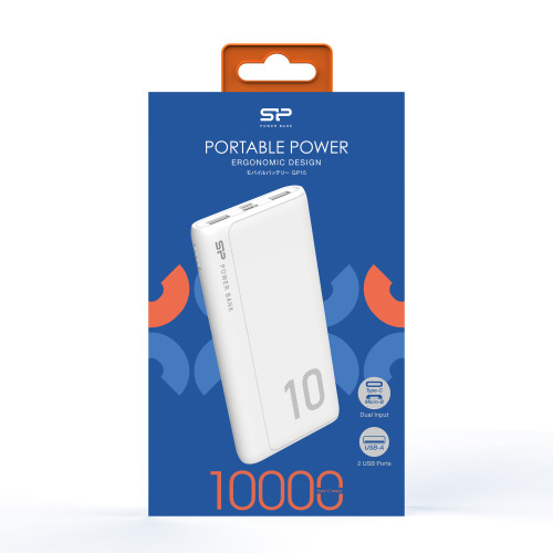 POWER BANK SILICON POWER GP15 10 000 MAH Biały EG831306 (3)