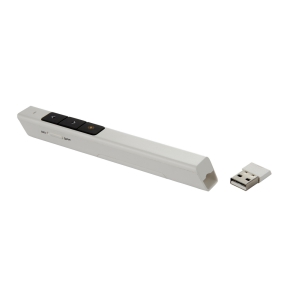 Wskaźnik laserowy USB biały