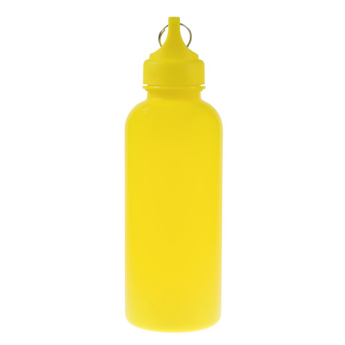 Bidon, butelka sportowa 600 ml z karabińczykiem żółty V8439-08 (2)