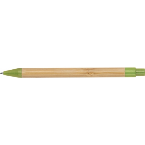 Długopis bambusowy Halle zielony 321109 (3)