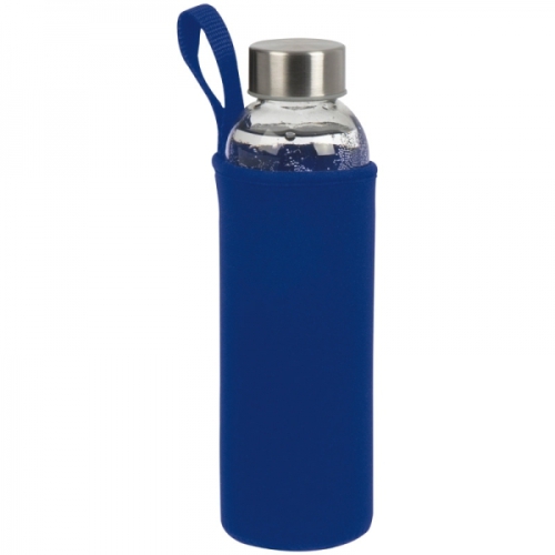 Butelka szklana KLAGENFURT niebieski 084204 (2)