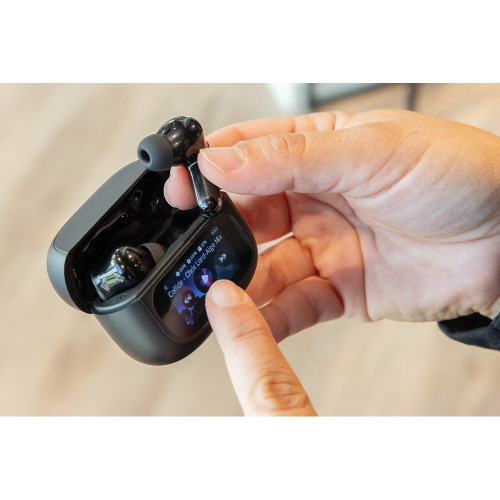 Douszne słuchawki bezprzewodowe z wyświetlaczem dotykowym Airtune ANC Czarny P331.1201 (13)