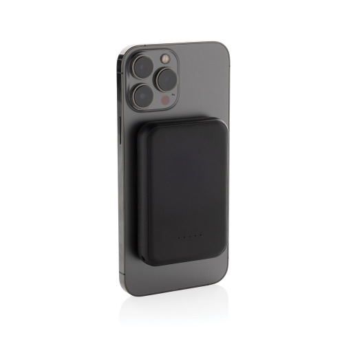 Magnetyczny bezprzewodowy power bank 5000 mAh, 5W Stellar Czarny P322.5901 (5)
