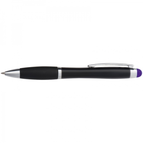 Długopis metalowy touch pen lighting logo LA NUCIA fioletowy 054012 (2)