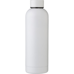 Butelka termiczna 500 ml ze stali nierdzewnej z recyklingu biały