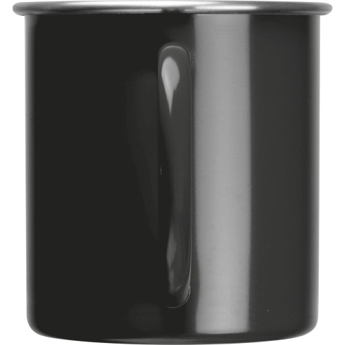 Kubek stalowy 350 ml TREZZO Czarny 438003 (4)