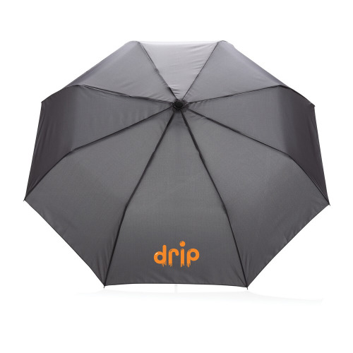 Mały parasol automatyczny 21" AWARE™ RPET Szary P850.592 (14)