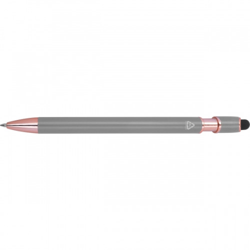Długopis żelowy z recyklingu BELO HORIZONTE Szary 528107 (3)