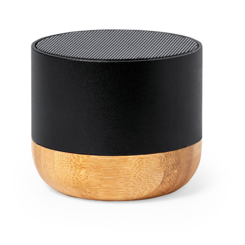 Głośnik bezprzewodowy 3W z aluminium z recyklingu Czarny V2032-03 