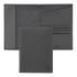 Etui na paszport Double B Saffiano Black Szary HLP526H  thumbnail