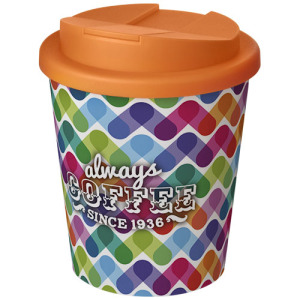 Brite-Americano® Espresso 250 ml tumbler with spill-proof lid Biały