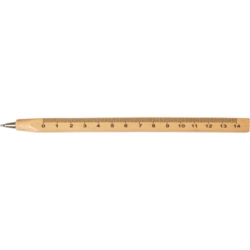 Długopis stolarski, linijka drewno V8782-17 (2)