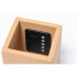 Korkowy pojemnik na przybory do pisania, zegar wielofunkcyjny brązowy V0258-16 (2) thumbnail