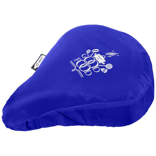 Pokrowiec na siodełko rowerowe Jesse z PET z recyklingu Błękit królewski 11402153 (1)