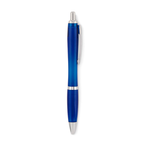 Długopis z RPET przezroczysty niebieski MO6409-23 (3)