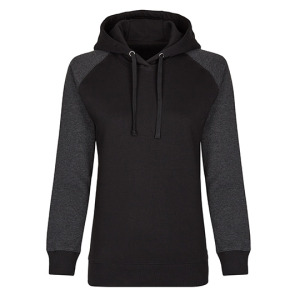Bluza Damska z Kapturem Bawełniana - Navy & Heather Navy