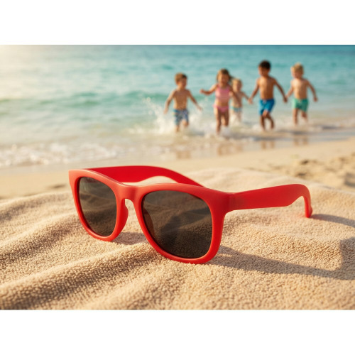Okulary przeciwsłoneczne, rozmiar dziecięcy | Sia Czerwony VA902-05 (2)