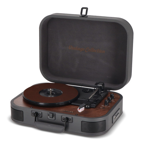 MT-207|Muse Vintage Gramofon z wyjściem BT Ciemnoszary LT55026-N0060 