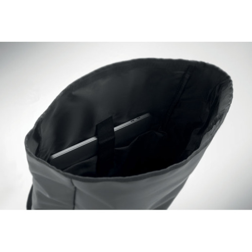 Plecak na laptopa Rolltop 600D Kamienny Szary MO2643-15 (6)