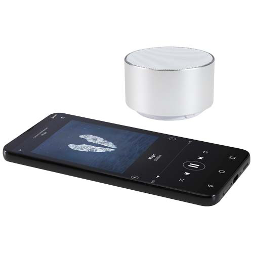 Ankaa bezprzewodowy głośnik Bluetooth® o mocy 3 W z recyklingowanego aluminium Srebrny 12448681 (6)