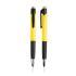 Plastikowy długopis z gumowanym uchwytem. / Hollic Żółty IP13154422  thumbnail