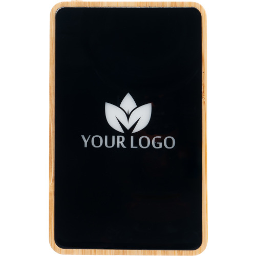 Power Bank 5000 mAh z podświetlanym logo Beżowy EG061713 (3)