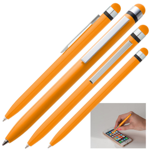 Długopis plastikowy touch pen NOTTINGHAM Pomarańcz 045910 