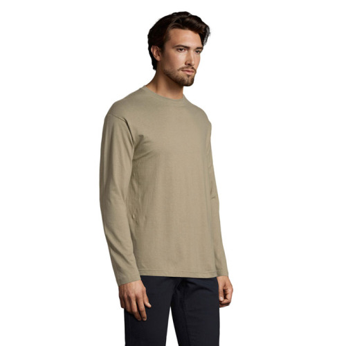 MONARCH Męski T-SHIRT 150g Khaki S11420-KH-S (2)