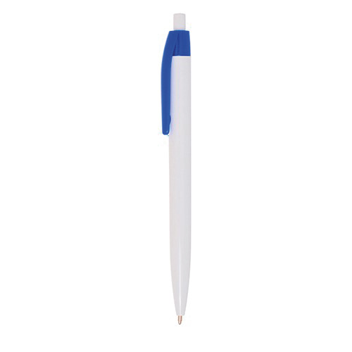 Długopis plastikowy z kolorowym klipsem / Coloxo Royal blue IP13140564 