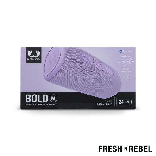 1RB7400 I Fresh 'n Rebel Bold M2-Waterproof Bluetooth speaker Liliowy LT49731-N0071 (3)