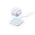 Bezprzewodowe słuchawki douszne, ładowarka bezprzewodowa 5W Biały V0164-02 (1) thumbnail