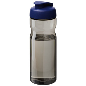 Bidon H2O Eco o pojemności 650 ml z wieczkiem zaciskowym Ciemnografitowy