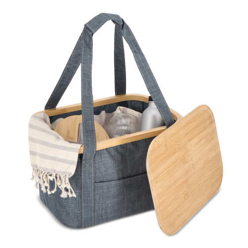 Składany (chłodzący) kosz InSideOut Sogne 38 x 26 x 25cm rPET Ciemnoszary LT57106-N0060 (5)