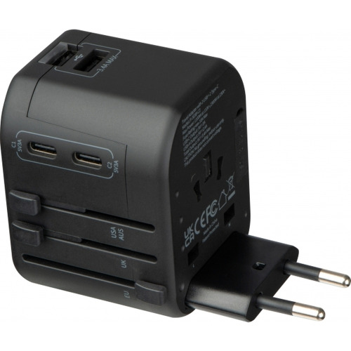 Adapter podróżny MARACENA Czarny 432903 (3)