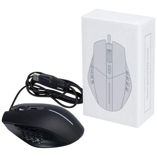 Gleam mysz do gier z oświetleniem RGB Czarny 12429190 (4)