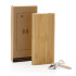 Bambusowy, bezprzewodowy power bank 8000 mAh, ładowarka bezprzewodowa 5W Brązowy P322.359 (8) thumbnail