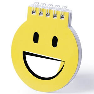 Notatnik "uśmiechnięta buzia" (smile) żółty