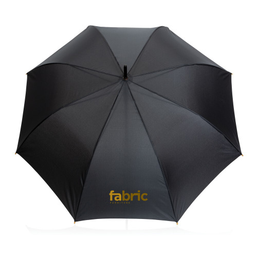 Bambusowy parasol automatyczny 27" AWARE™ RPET Czarny P850.661 (4)