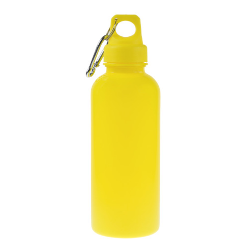 Bidon, butelka sportowa 600 ml z karabińczykiem żółty V8439-08 (3)