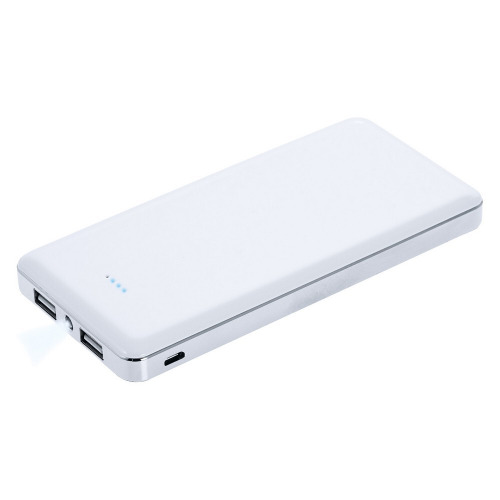 Power bank 12000 mAh z lampką | Sawyer Biały V3384-02 (8)