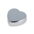 Płaska metaliczna pomadka do ust w kształcie serca Srebrny LT90486-N0005  thumbnail