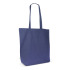 Torba z bawełny organicznej długa 270g/m² 42x12x43 cm Ciemnoniebieski LT95379-N0010  thumbnail