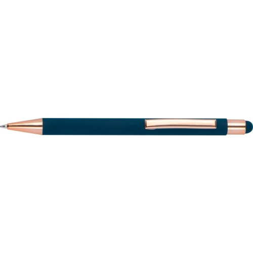 Długopis metalowy touch pen soft touch MIRAMAR Granatowy 432844 (1)