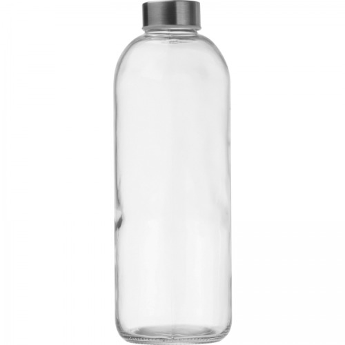 Butelka szklana z pokrowcem 1000 ml JESSICA Szary 6242707 (3)