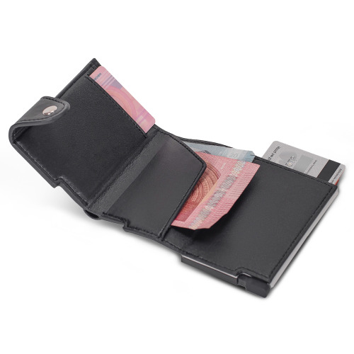 Etui na karty RFID z portfelem Czarny / srebrny LT92190-N0205 (1)