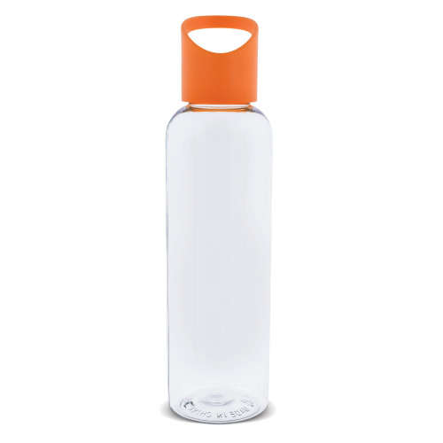 Butelka Loop transparent R-PET 600ml Transparentny / pomarańczowy LT98744-N0426 (1)