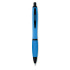 Kolorowy długopis z czarnym wy turkusowy MO8748-12  thumbnail
